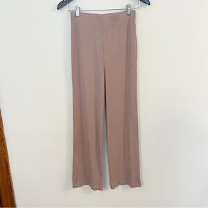 Reformation Ribbed Straight Leg Lounge Pants